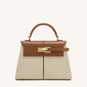 Sac à bandoulière Elise - Toile Marron
