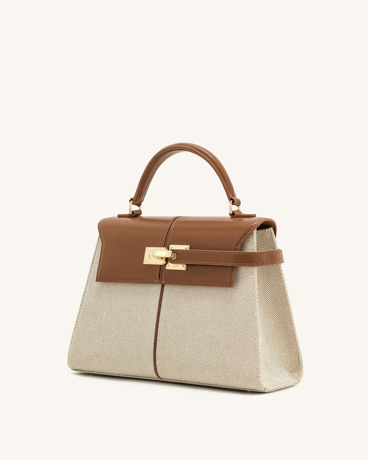 Sac à bandoulière Elise - Toile Marron